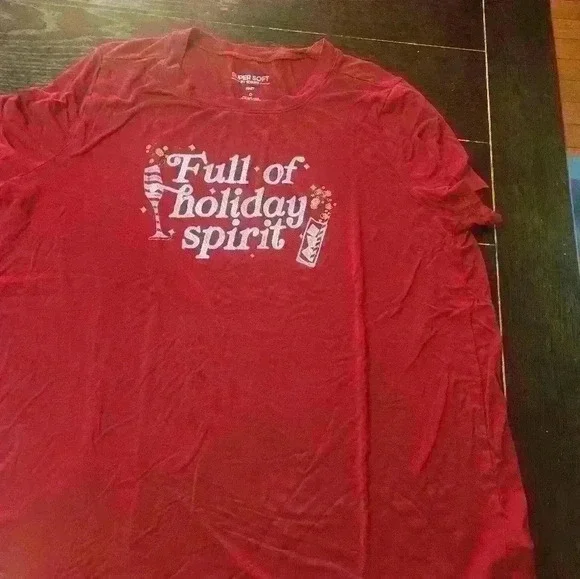 Torrid full of holiday spirit t shirt size 0 - Picture 3 of 3